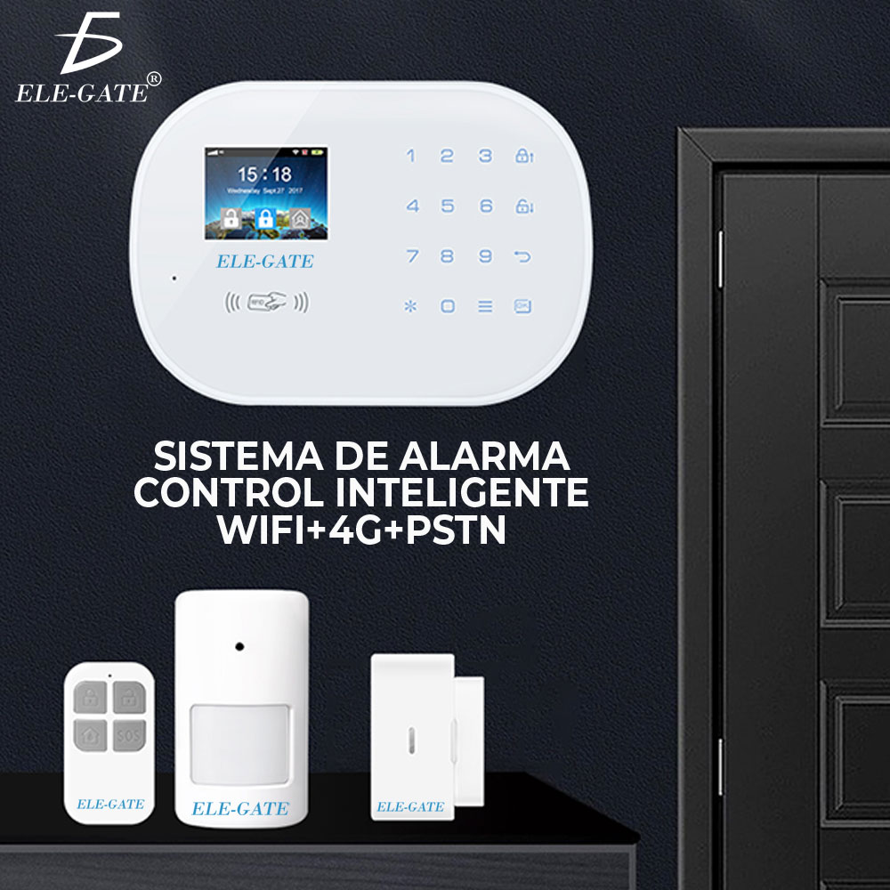 Alarma P/sistema De Seguridad Inalámbrico Wifi 4G + Gsm