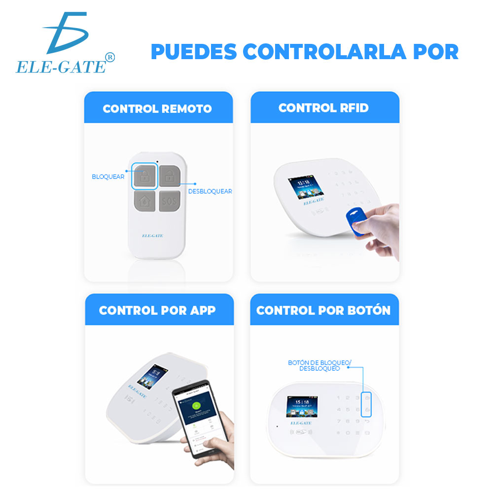 Alarma P/sistema De Seguridad Inalámbrico Wifi 4G + Gsm - Image 5