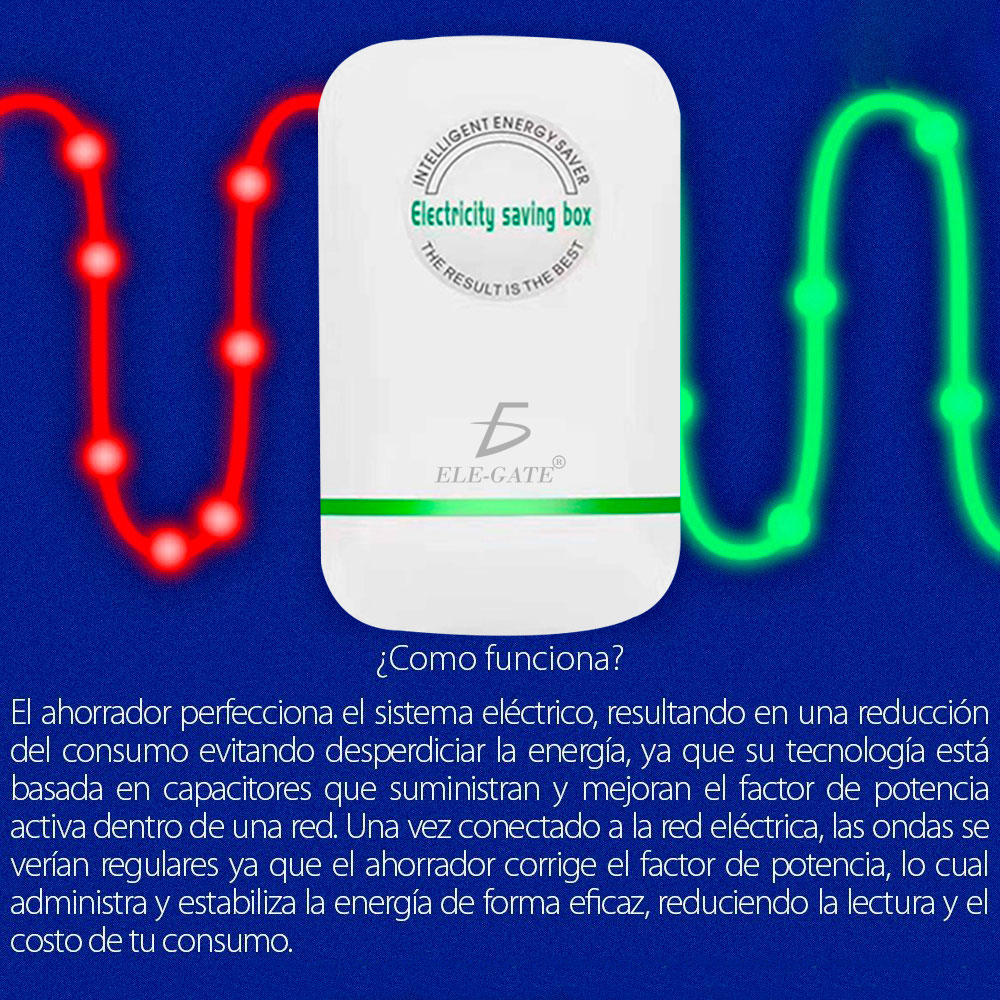Ahorrador Energia Ahorrador De Luz 30kw Con Capacitor - Image 5