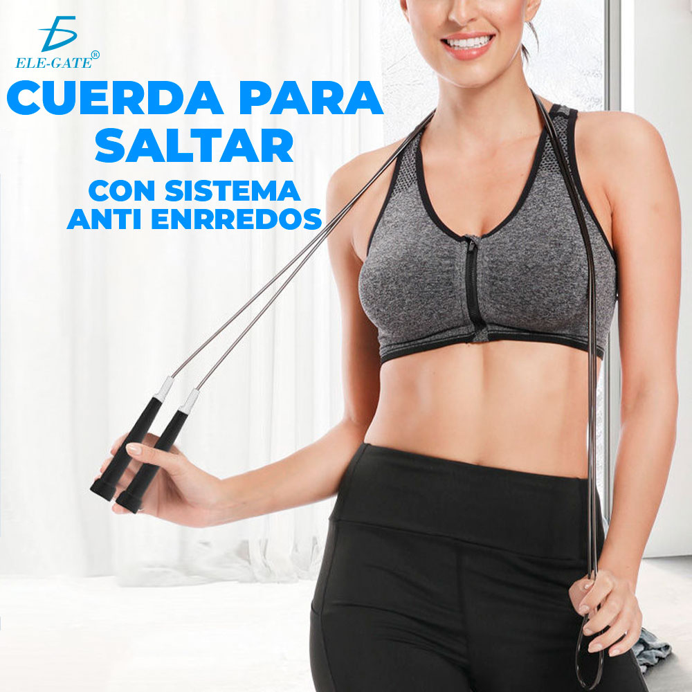 Cuerda De Saltar De Alta Velocidad Ajustable De Aluminio - Image 5