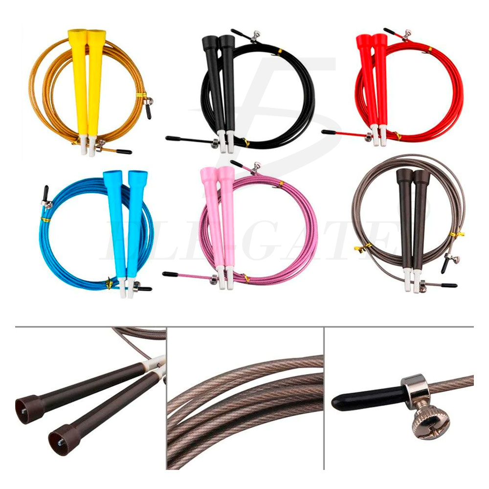 Cuerda De Saltar De Alta Velocidad Ajustable De Aluminio - Image 6