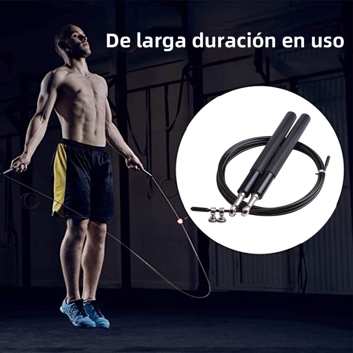 Cuerda De Saltar De Alta Velocidad Ajustable De Aluminio