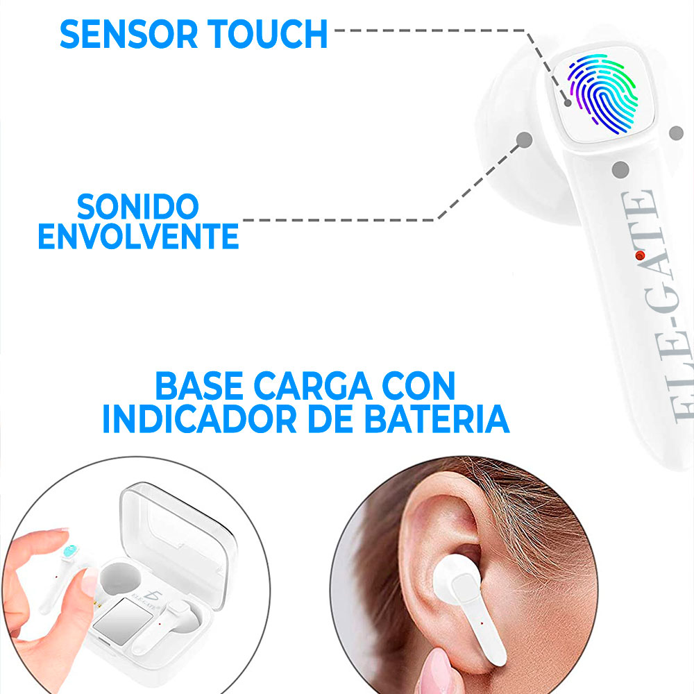 Audifonos Inalámbricos Con Pantalla Digital Led - Image 3