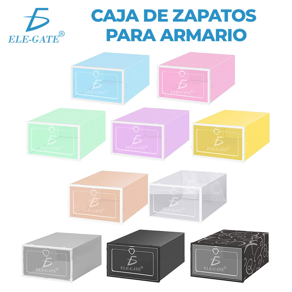 Cajas Organizadoras De Zapatos Apilables Almacenaje 6 piezas Model:L - Image 2