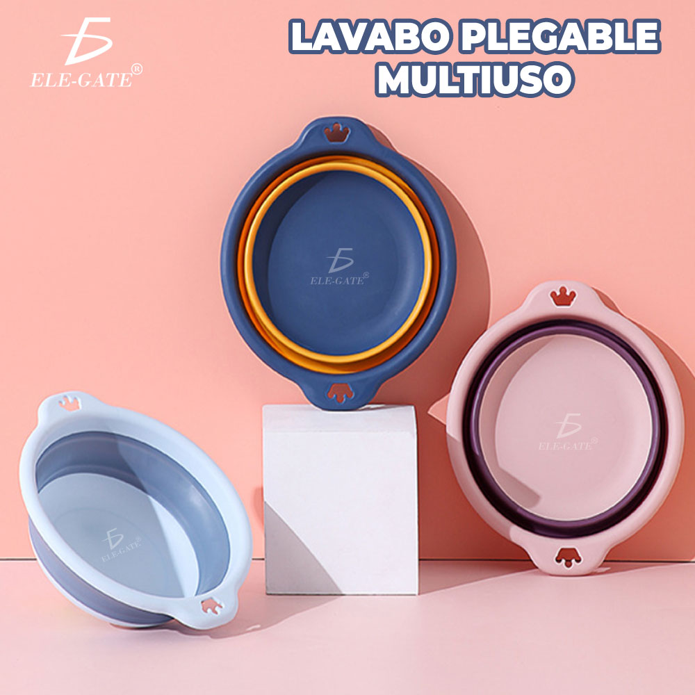 Lavabo De Verduras Y Cesta De Frutas De Plástico Plegable Size:L