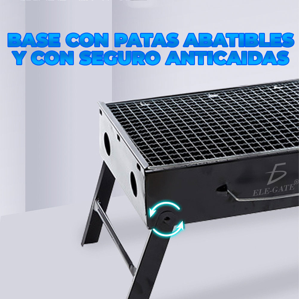 Parrilla De Carbón Portátil Plegable Barbacoa Al Aire Libre - Image 6