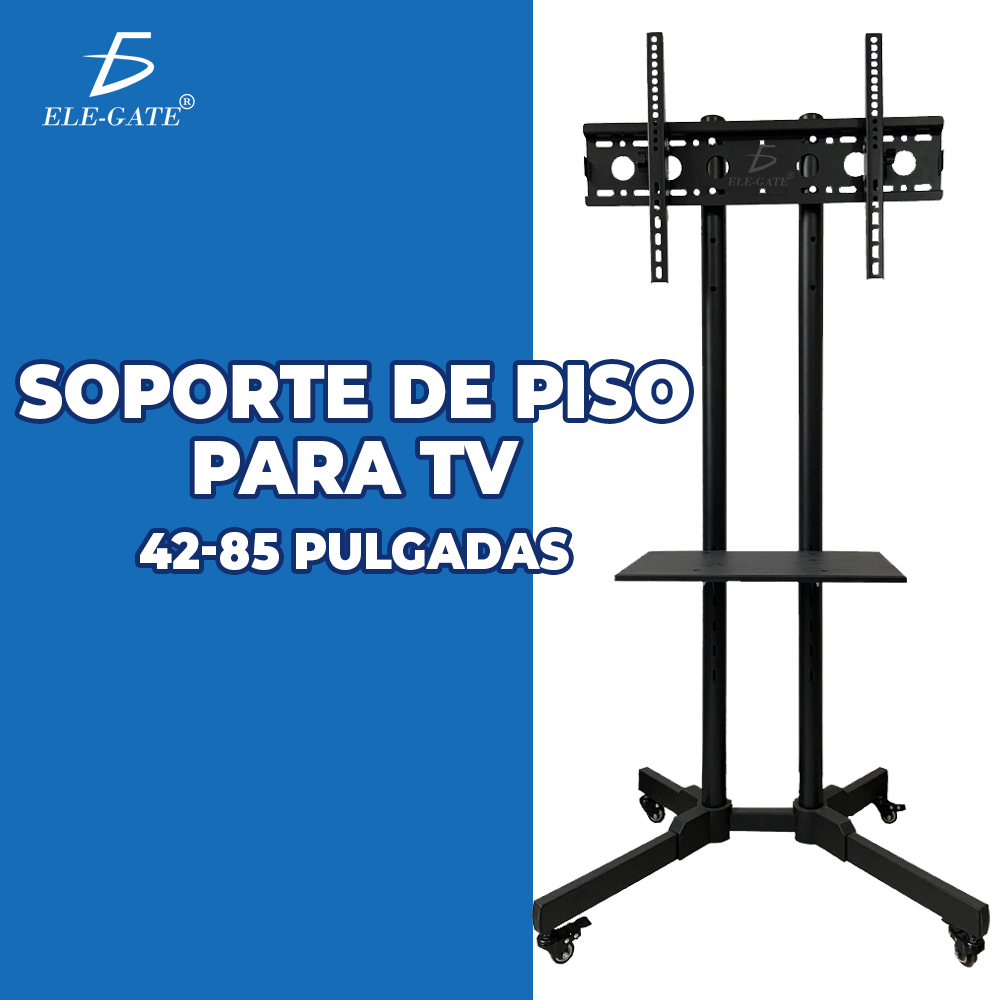 Soporte de TV Móvil con Ruedas para Televisores de Pantalla Plana Curva - Image 5