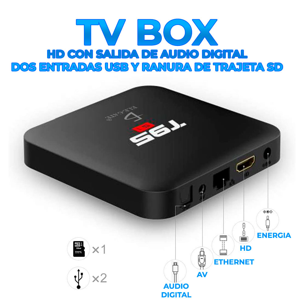 Smart Tv Box 4k WIFI 2.4+5G DDR3 2G/16G - Image 6