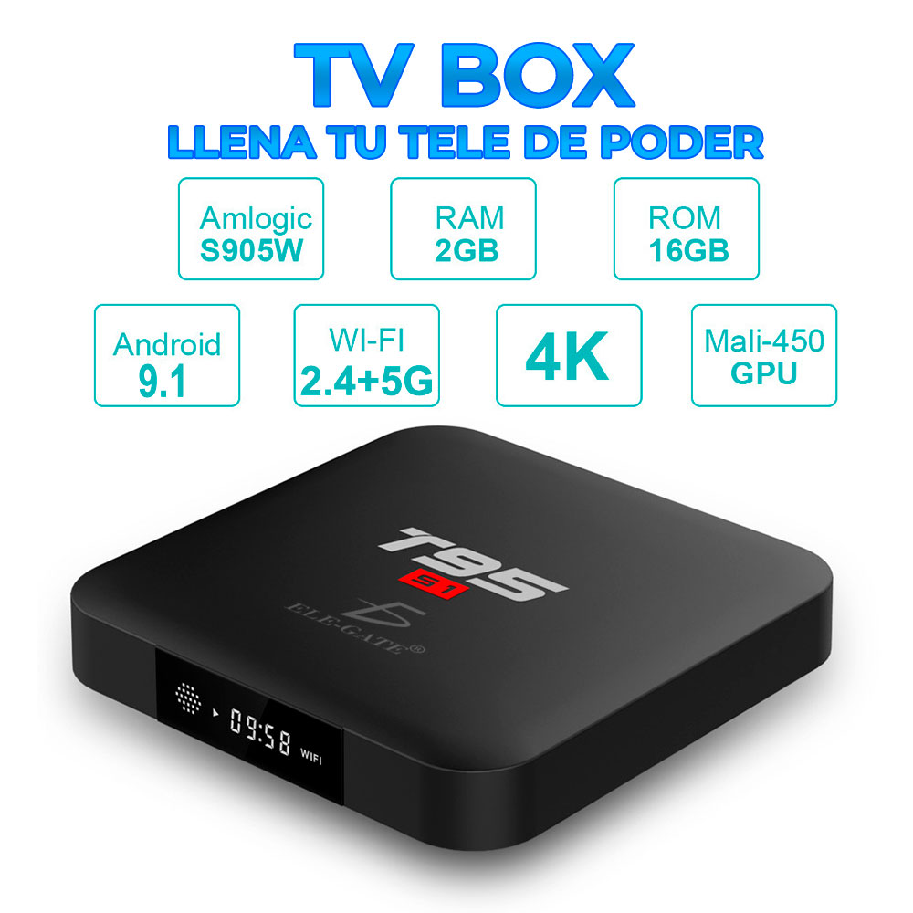 Smart Tv Box 4k WIFI 2.4+5G DDR3 2G/16G - Image 4