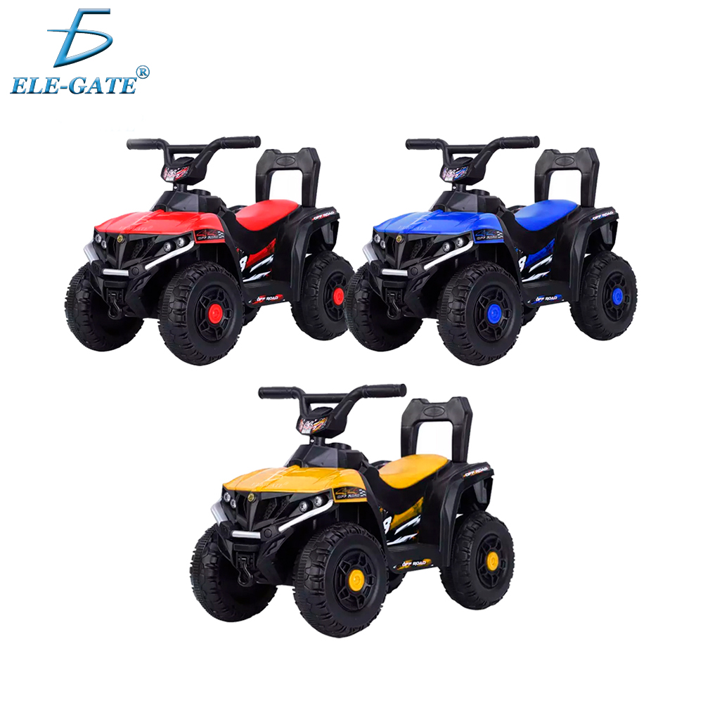 Montable Eléctrico Cuatrimoto para Niños Con 4 Motores Todoterreno Luces