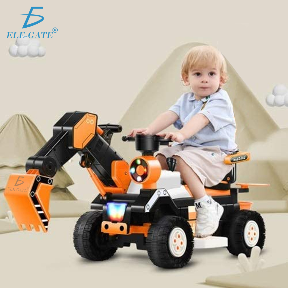 Excavadora Eléctrica Montable Para Niños Con Música Y Luces - Image 5