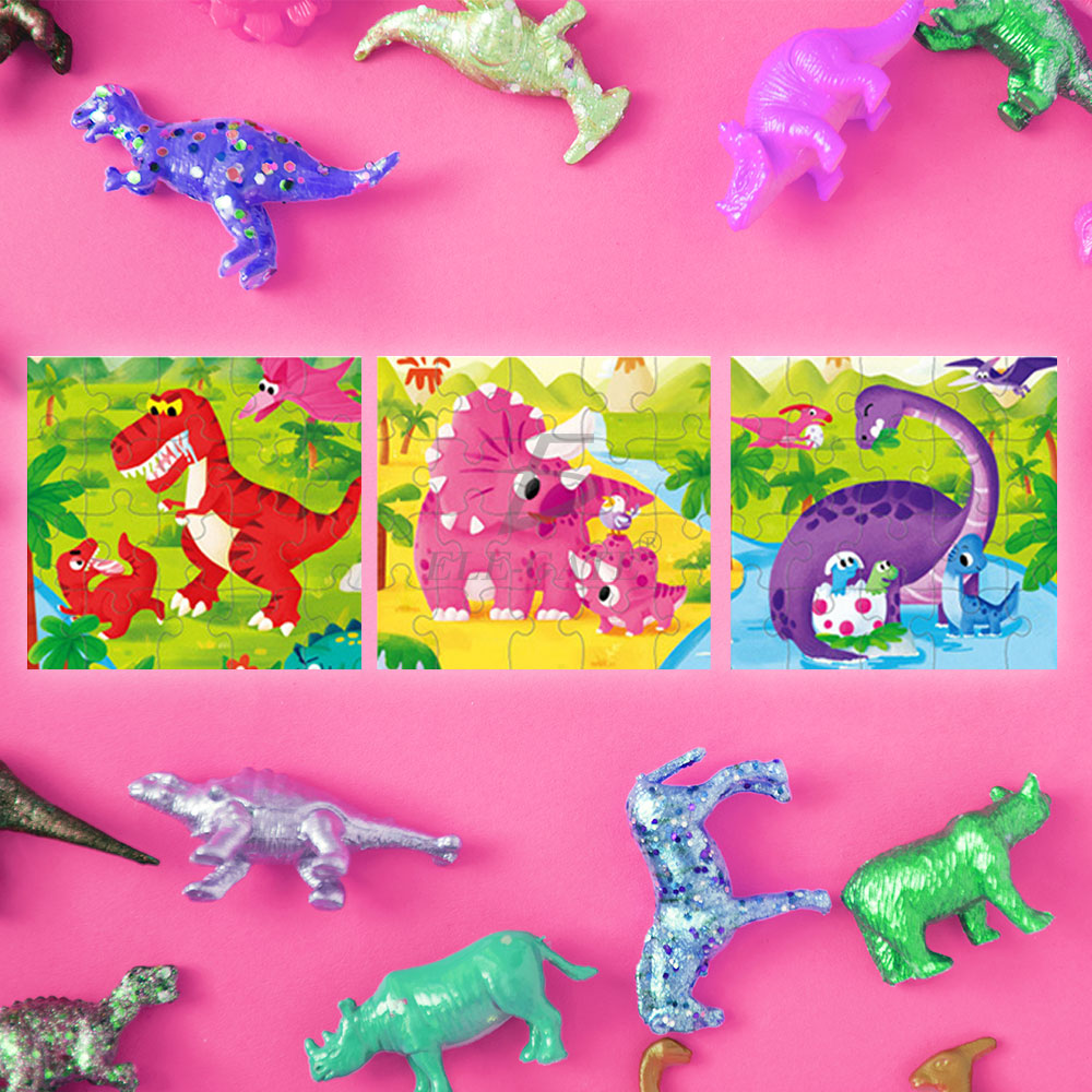 Rompecabezas Dinosaurio Para Niños Con 120 Piezas 6 en 1 - Image 6