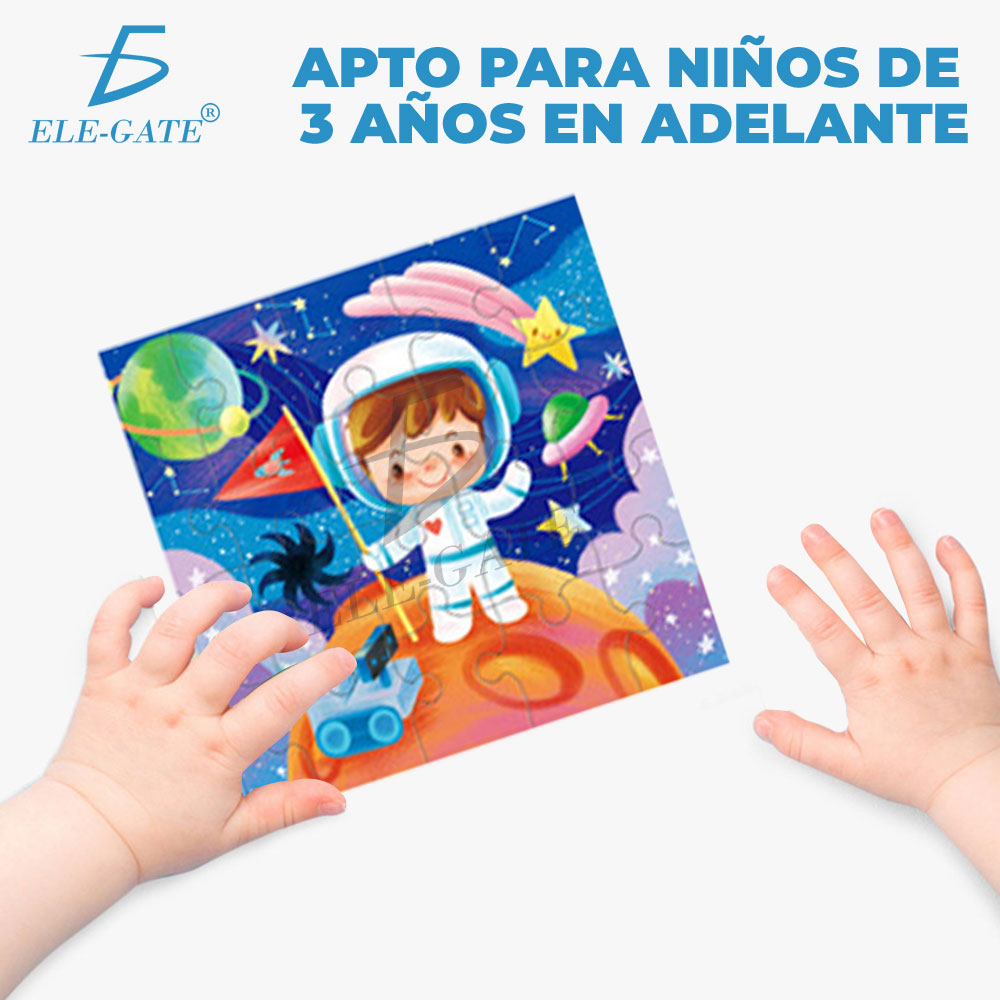Rompecabezas Espacial Para Niños Con 120 Piezas 6 en 1 - Image 6