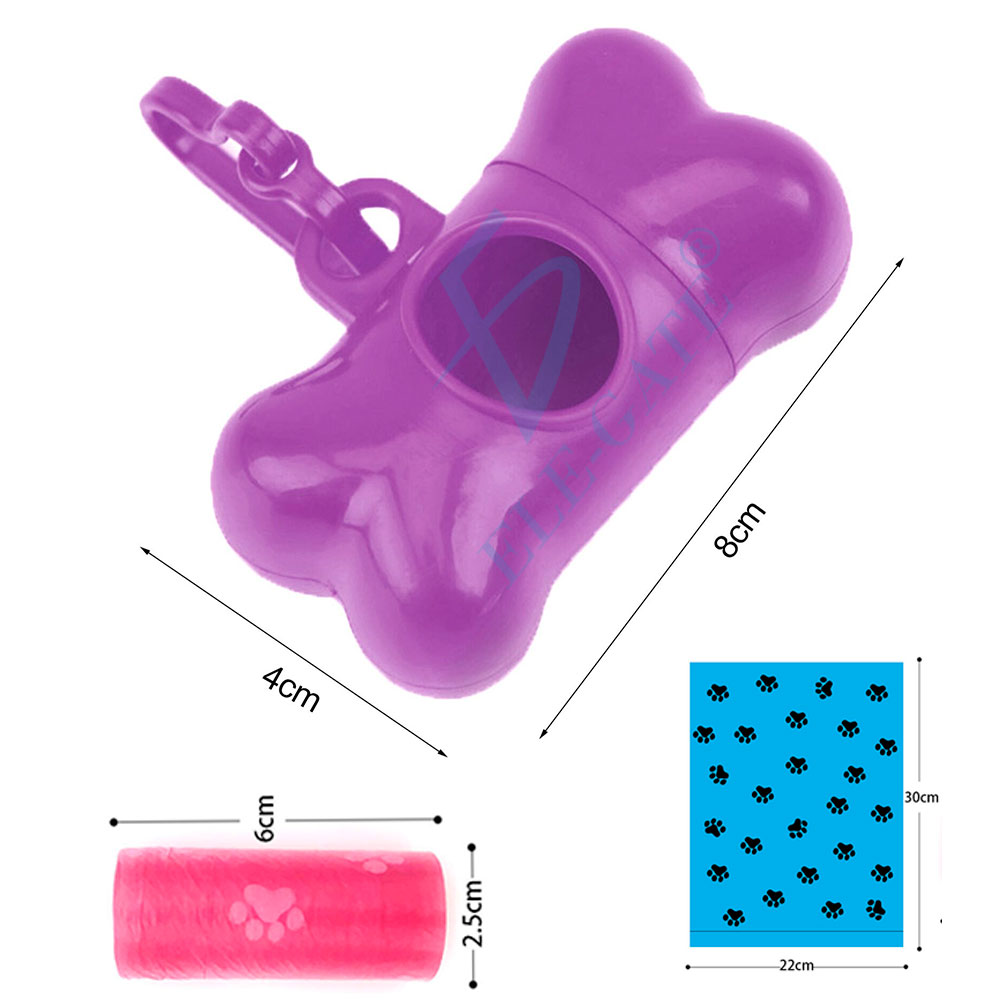 Dispensador De Bolsas Sanitarias Desechables Para Mascotas Rollo de 15 bolsas - Image 4