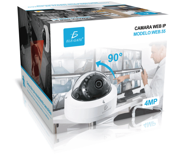 Cámara Tipo Domo IP 4MP de Visión Nocturna. - Image 9