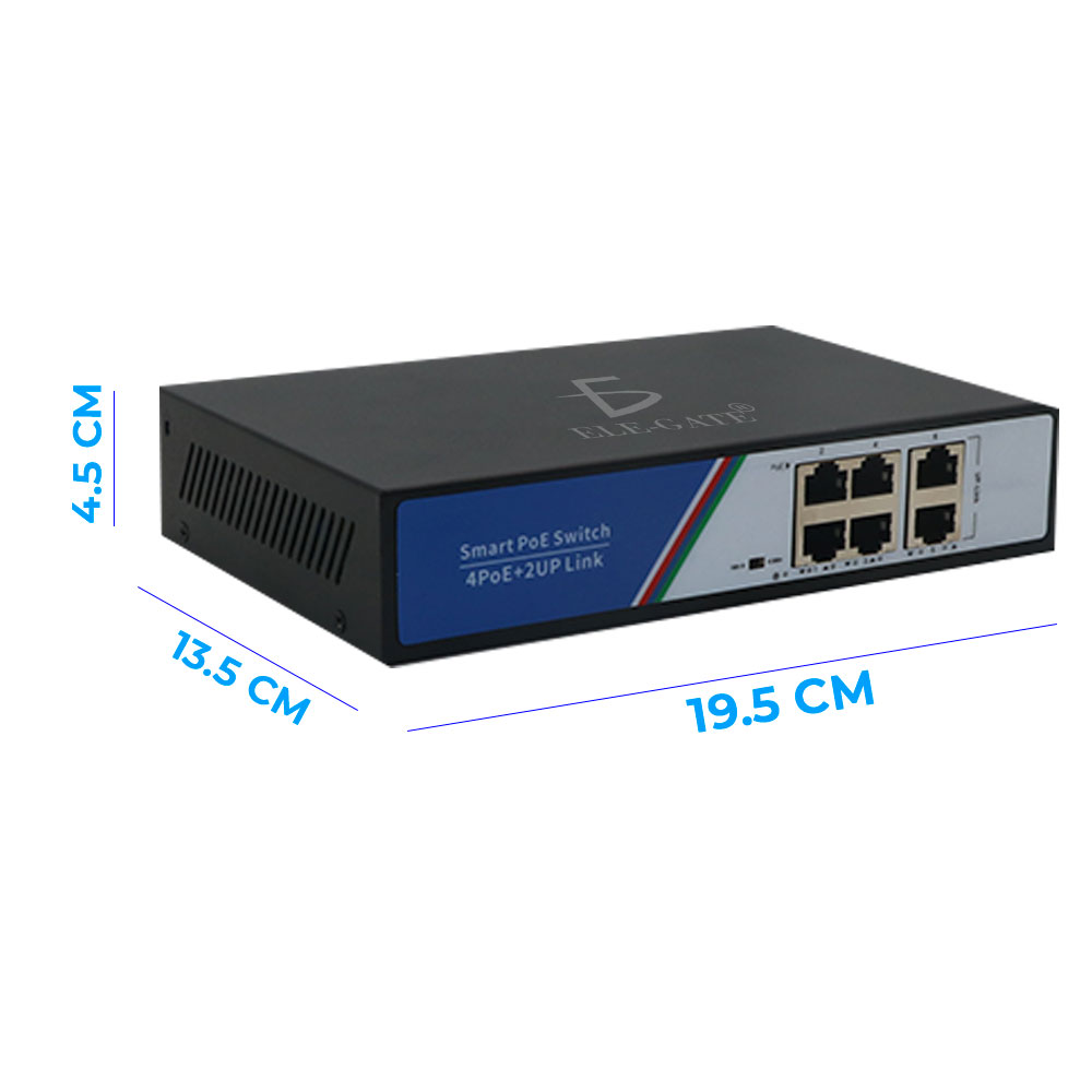 Switch Gigabit Poe 30W No Administrable 4 Puertos 10/100/1000 - Image 3