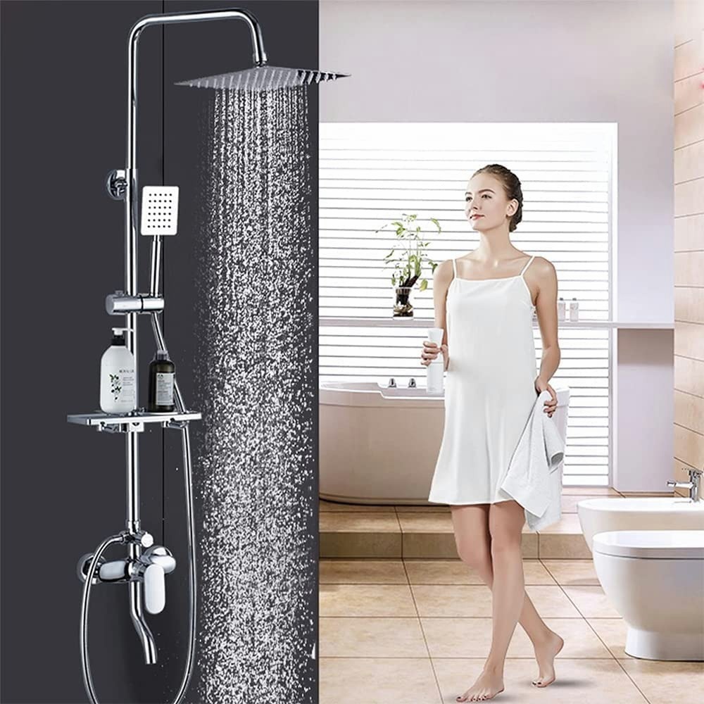 Regadera Cuadrada Tipo Lluvia de Acero Inoxidable - Image 2