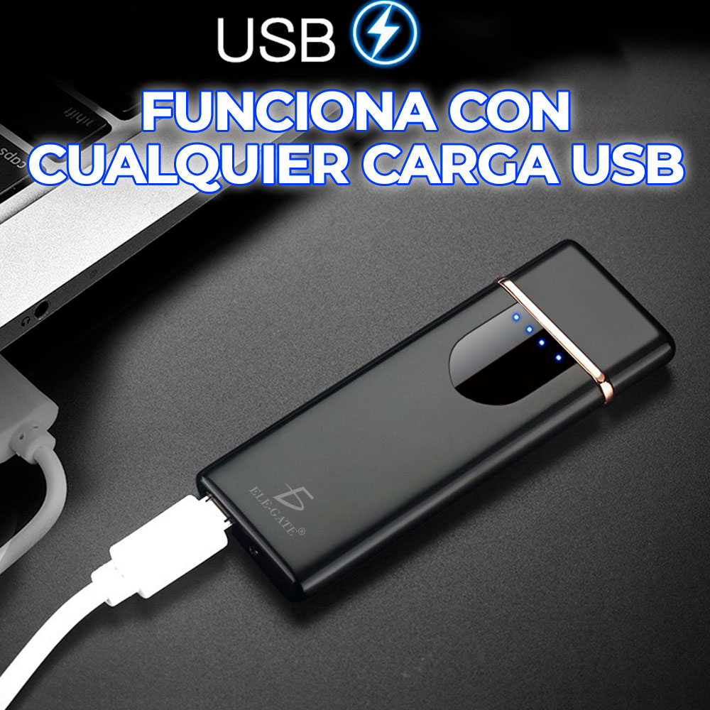 Encendedor Eléctrico USB de Plasma con Indicador de Batería. - Image 4