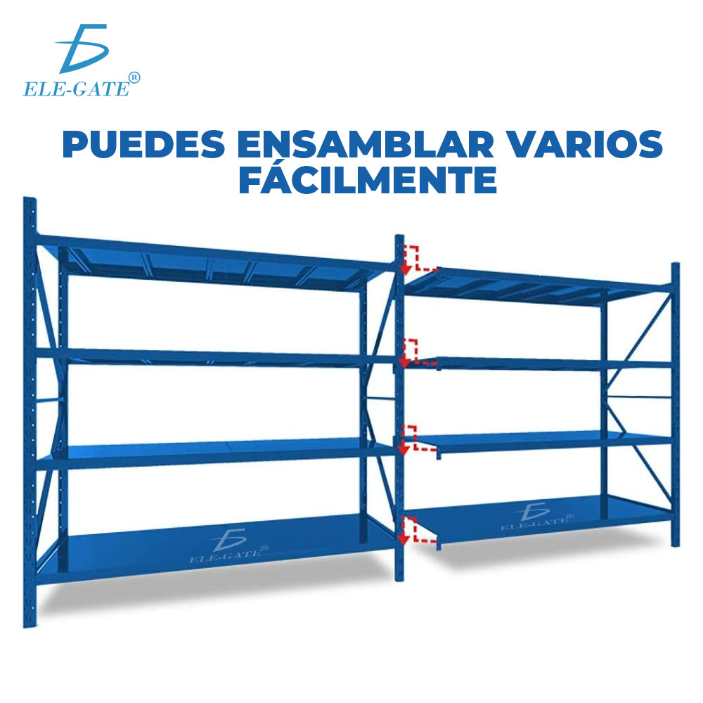 Anaquel Estante Metálico de uso Rudo para Hogar o Negocio Ensamblable. - Image 3