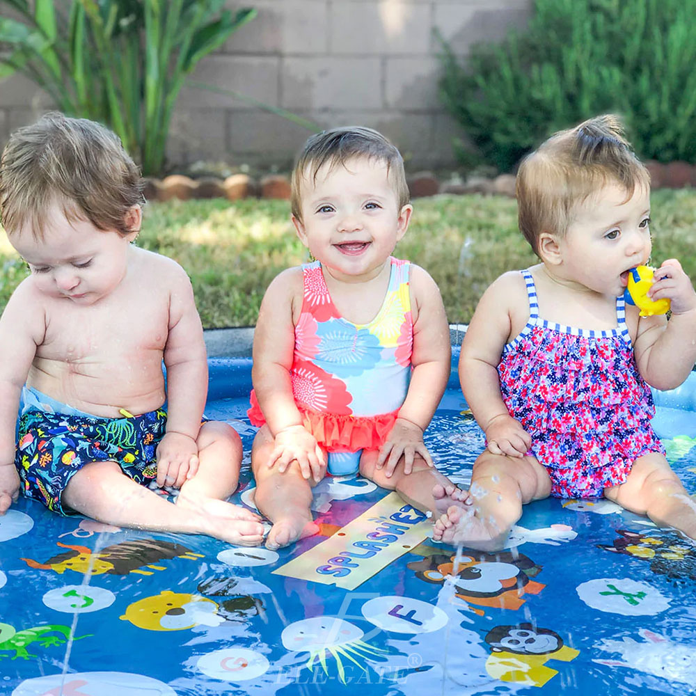 Alberca Almohadilla Inflable con Aspersor Tipo Fuente. - Image 3