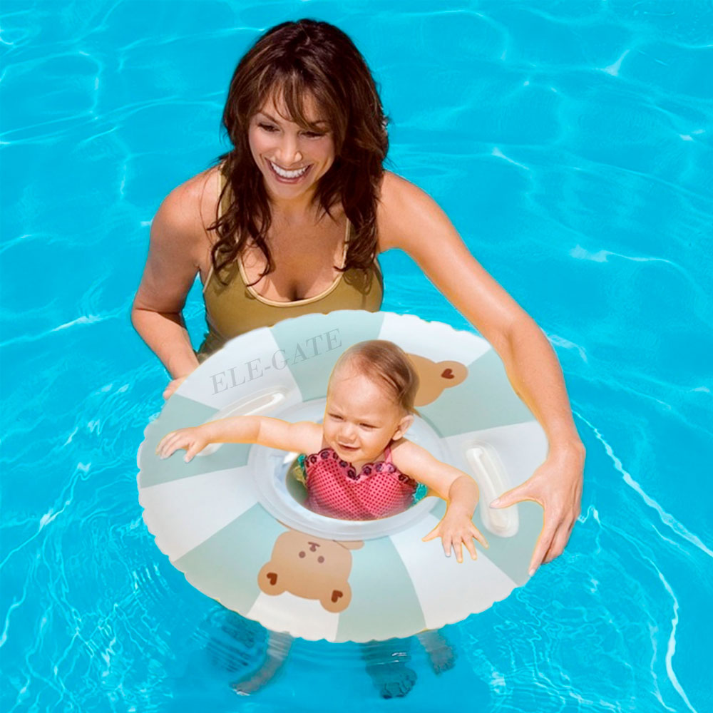 Flotador de Piscina tipo Dona para Niños Con Agarraderas y Maya de Piernas. - Image 5