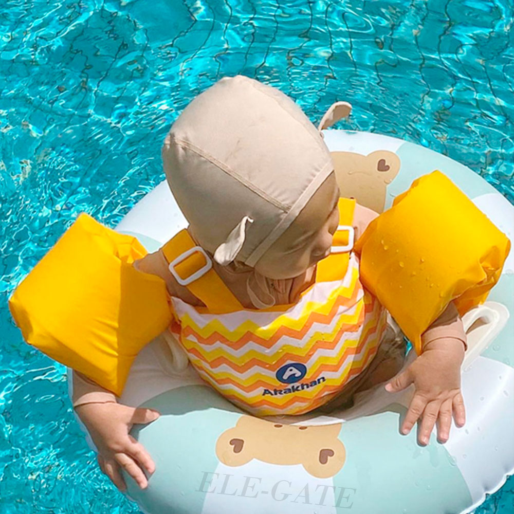 Flotador de Piscina tipo Dona para Niños Con Agarraderas y Maya de Piernas. - Image 4