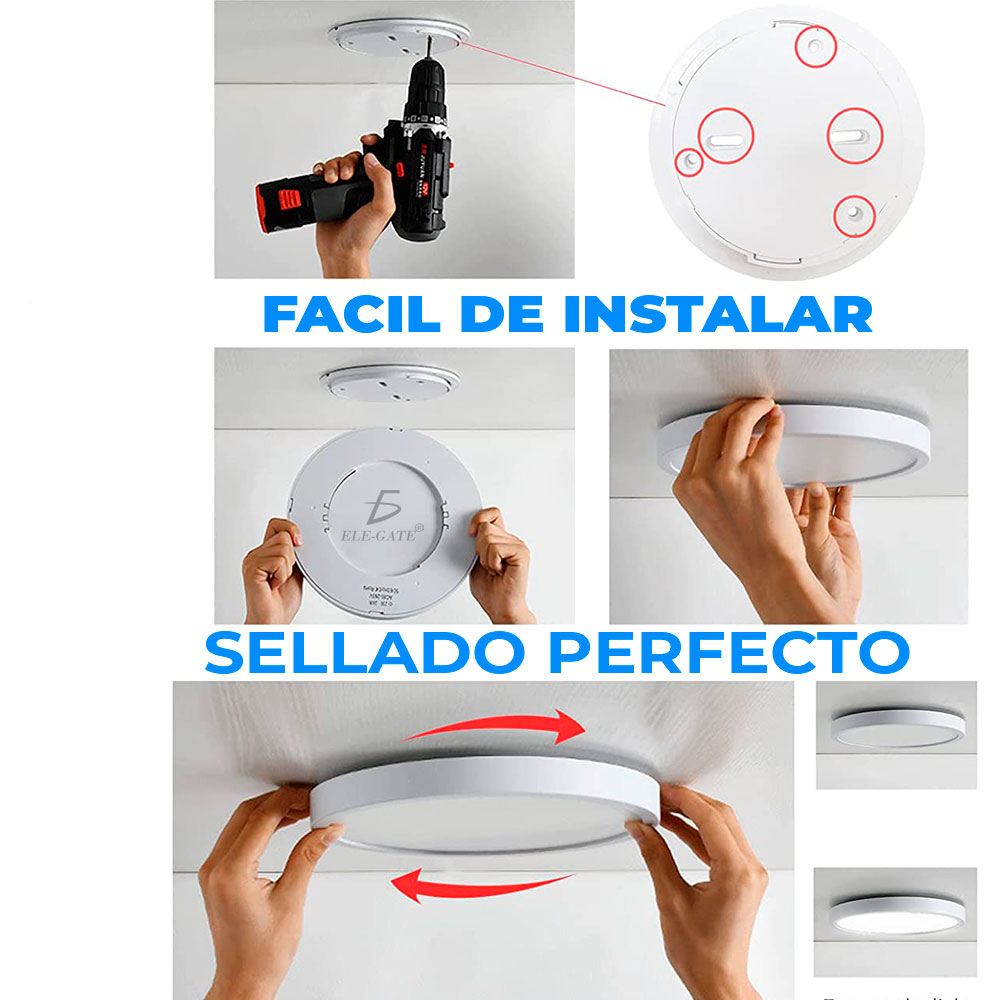 Lámpara Led Empotrado 18w Luz Fría Ó Cálida - Image 3