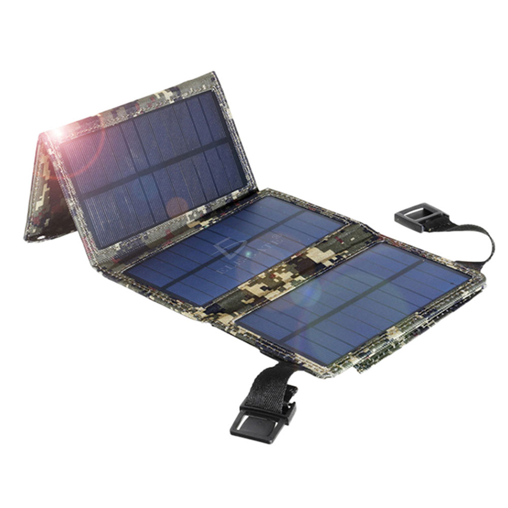 Cargador Solar Portatil Plegable De Panel 5w Puertos Usb - Image 2