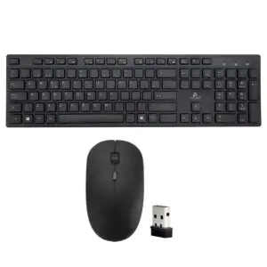 Kit Teclado Y Mouse Inalámbrico Clic Silencioso
