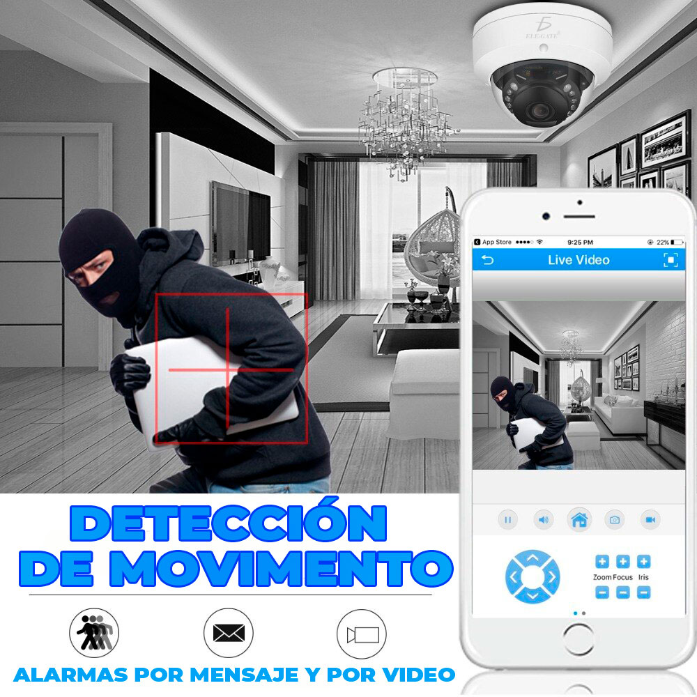 Cámara Tipo Domo IP 4MP de Visión Nocturna. - Image 8