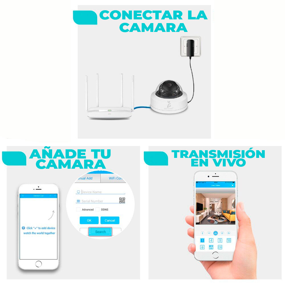 Cámara Tipo Domo IP 4MP de Visión Nocturna. - Image 7