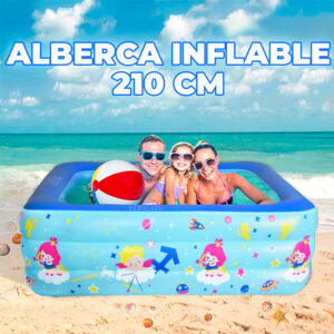 Alberca Piscina Inflable Familiar 210*135*55