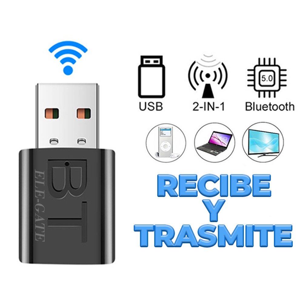 USB Bluetooth Receptor y Transmisor 5.1 Adaptador Bluetooth con 3.5mm - Image 3