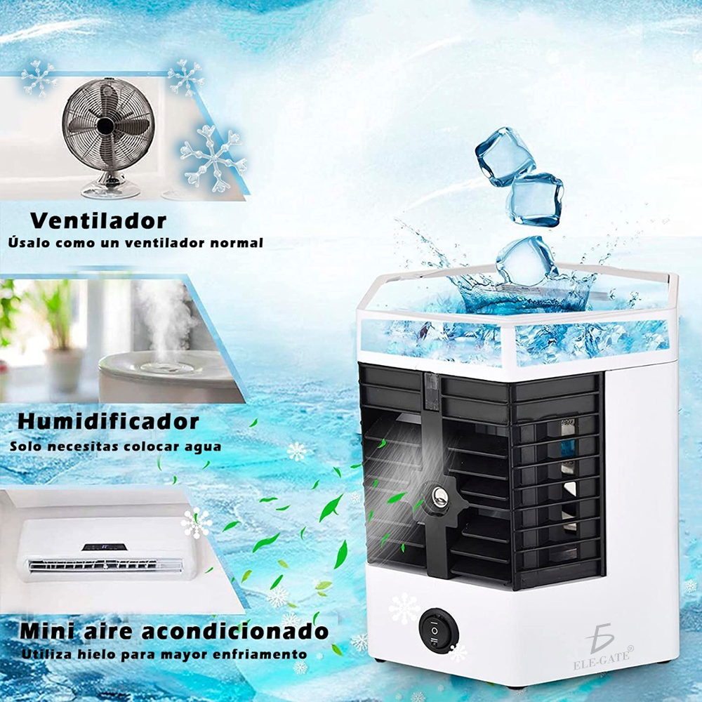 Ventilador Humidificador de Aire Enfriador de Aire con Cable USB. - Image 4