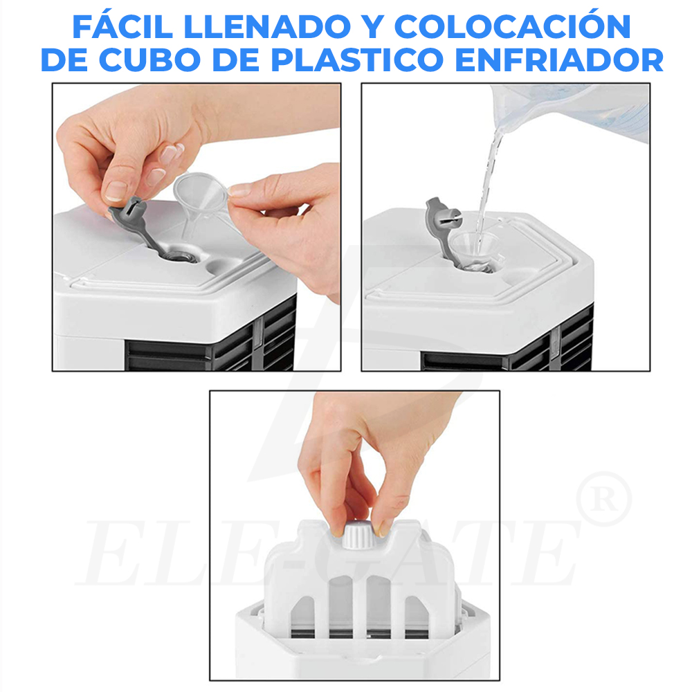 Ventilador Humidificador de Aire Enfriador de Aire con Cable USB. - Image 2