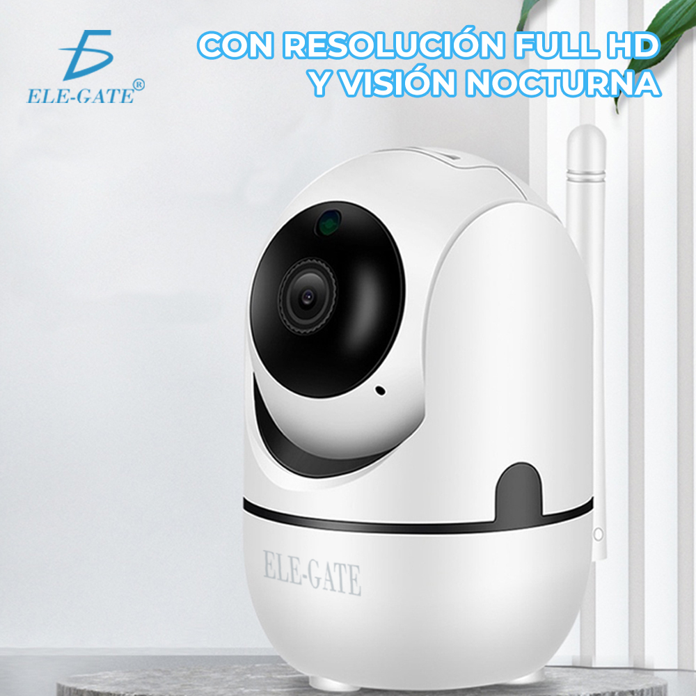 Cámara de vigilancia IP 5g Wifi 1080p 360 Grados Monitor para Bebé Visión Nocturna - Image 2