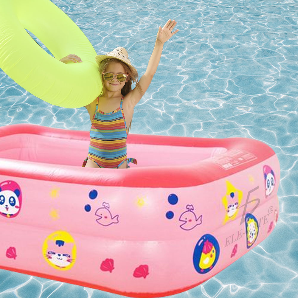 Piscina Inflable para el Hogar Rosa150*110*50 cm - Image 4