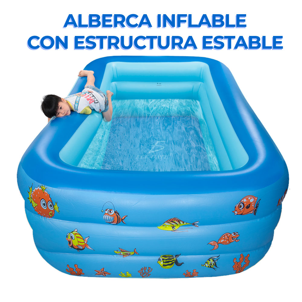 Piscina Inflable Diseño de Leones 180*130*55 - Image 2