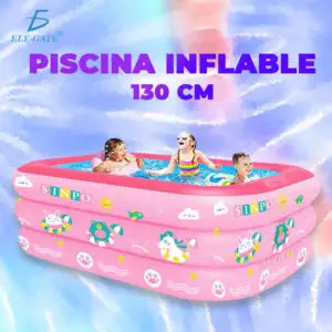 Alberca Inflable para Exteriores Interiores y Patios 130*90*50 cm