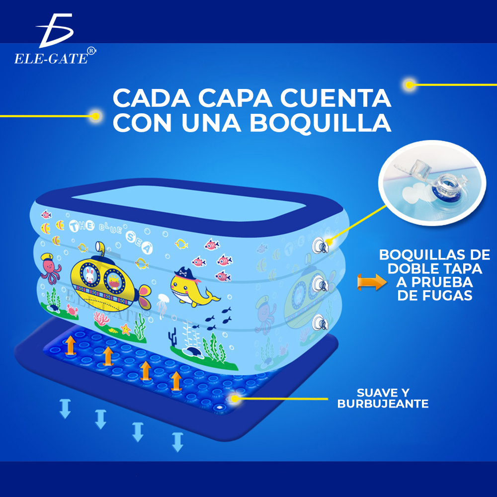 Alberca Familiar Inflable 130*90*50 CM - Image 5