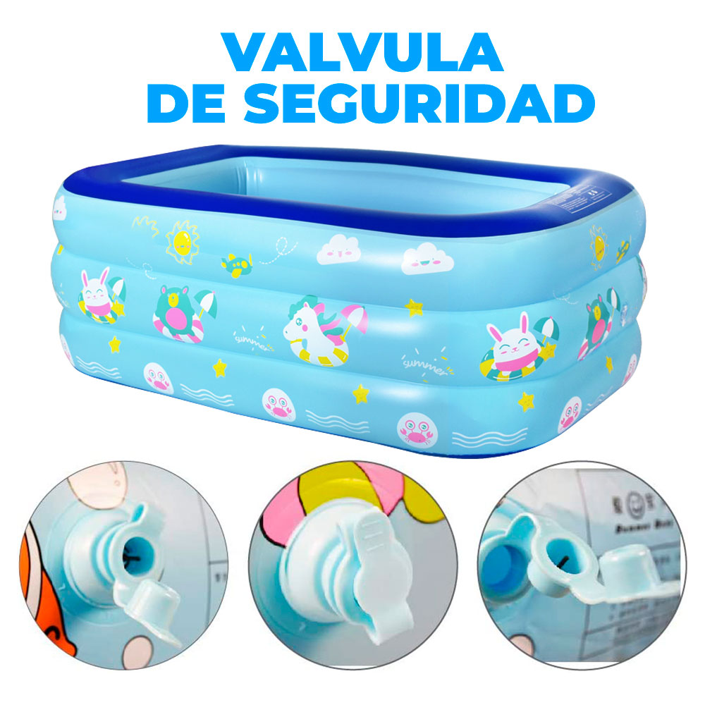 Piscina Inflable Exteriores Interiores y Patios 130*90*50 cm - Image 2