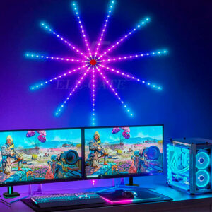 Luces de Fuegos Artificiales Inteligentes Para Interiores Con Control Remoto Y Control de Aplicación