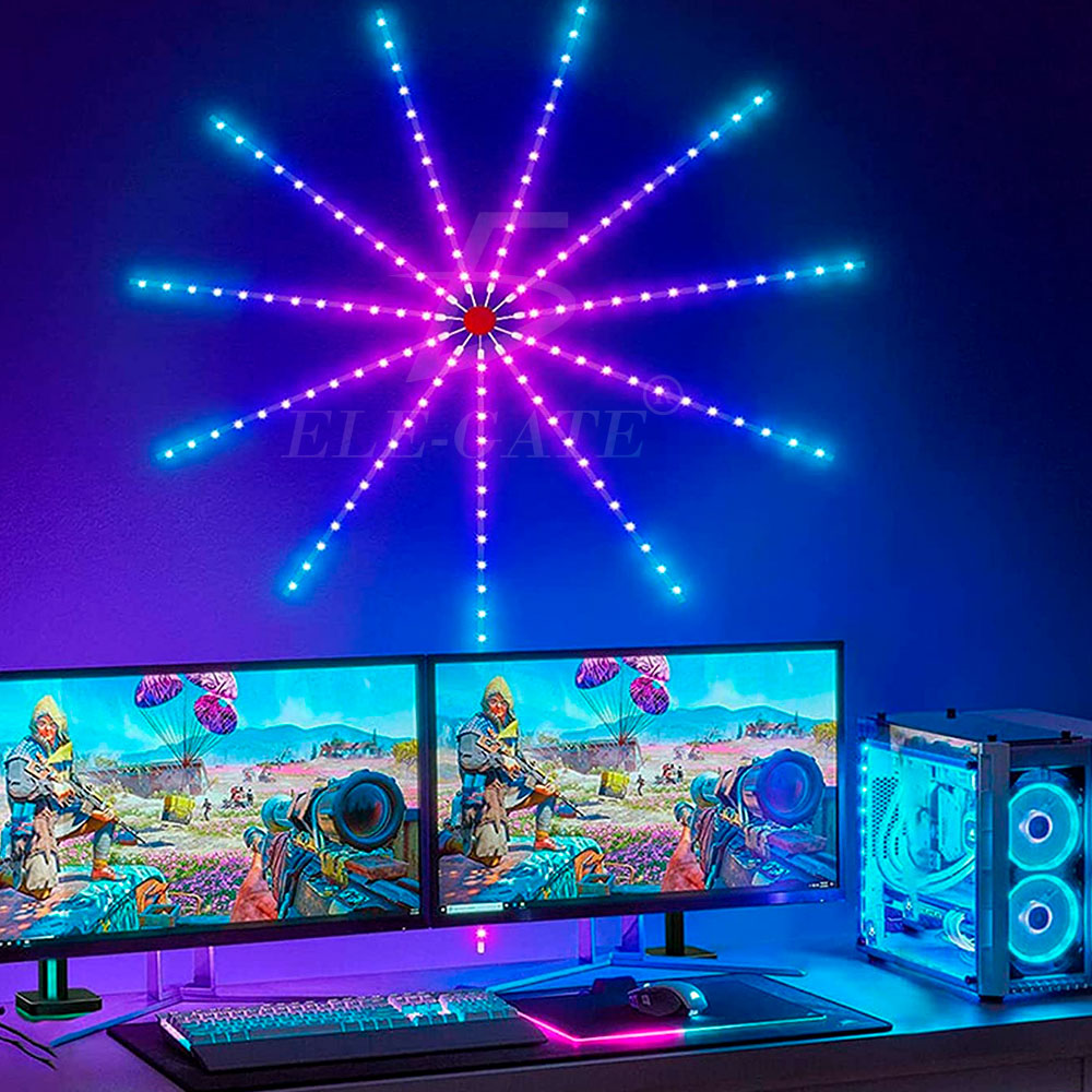 Luces de Fuegos Artificiales Inteligentes Para Interiores Con Control Remoto Y Control de Aplicación