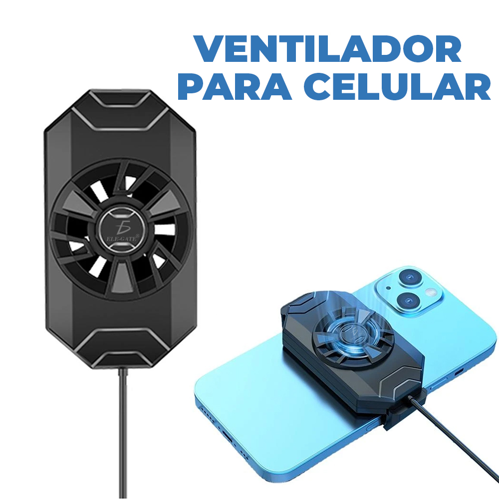 Ventilador de Teléfono Portátil con Batería Recargable y Funcionamiento Silencioso. - Image 2