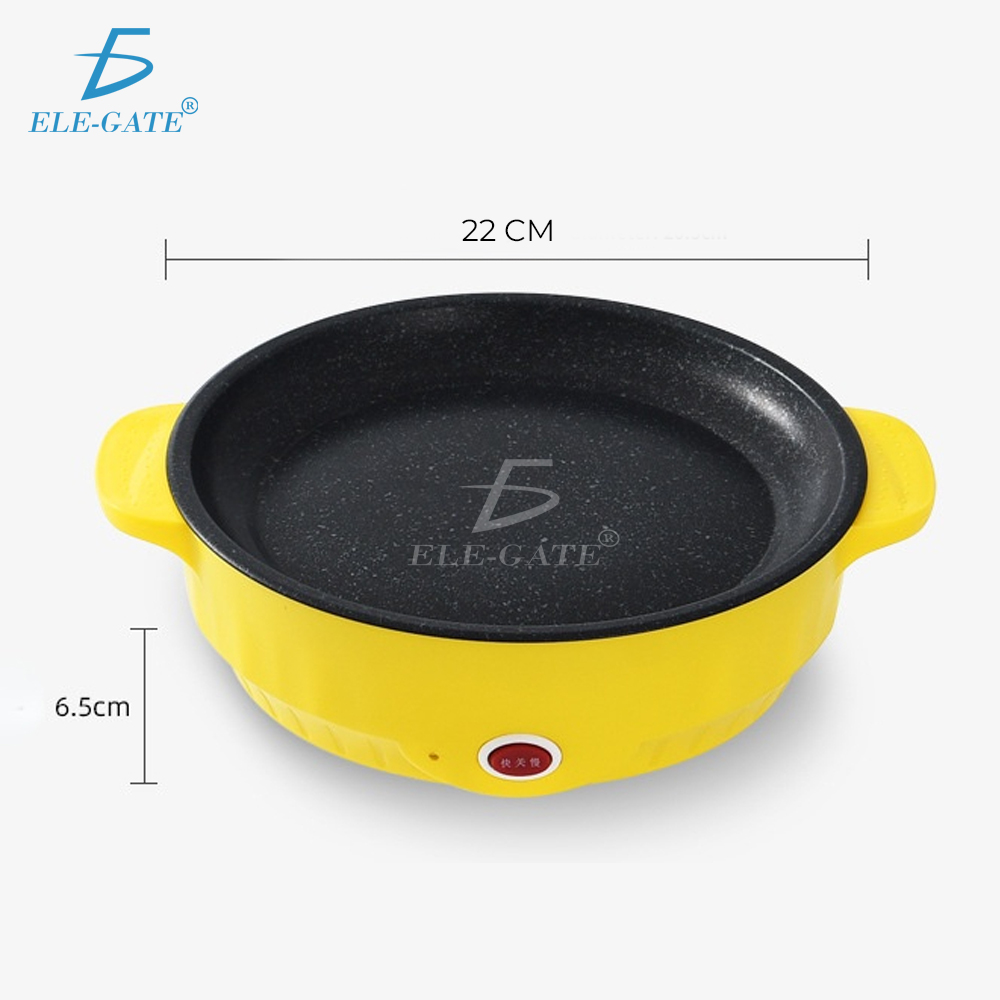 Sarten- Parrilla Electrico de Teflón Antiadherente Portatil 450w - Image 3