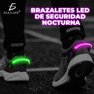 Luces LED con Clip para Zapatos para Corredores, Ciclistas, Caminantes