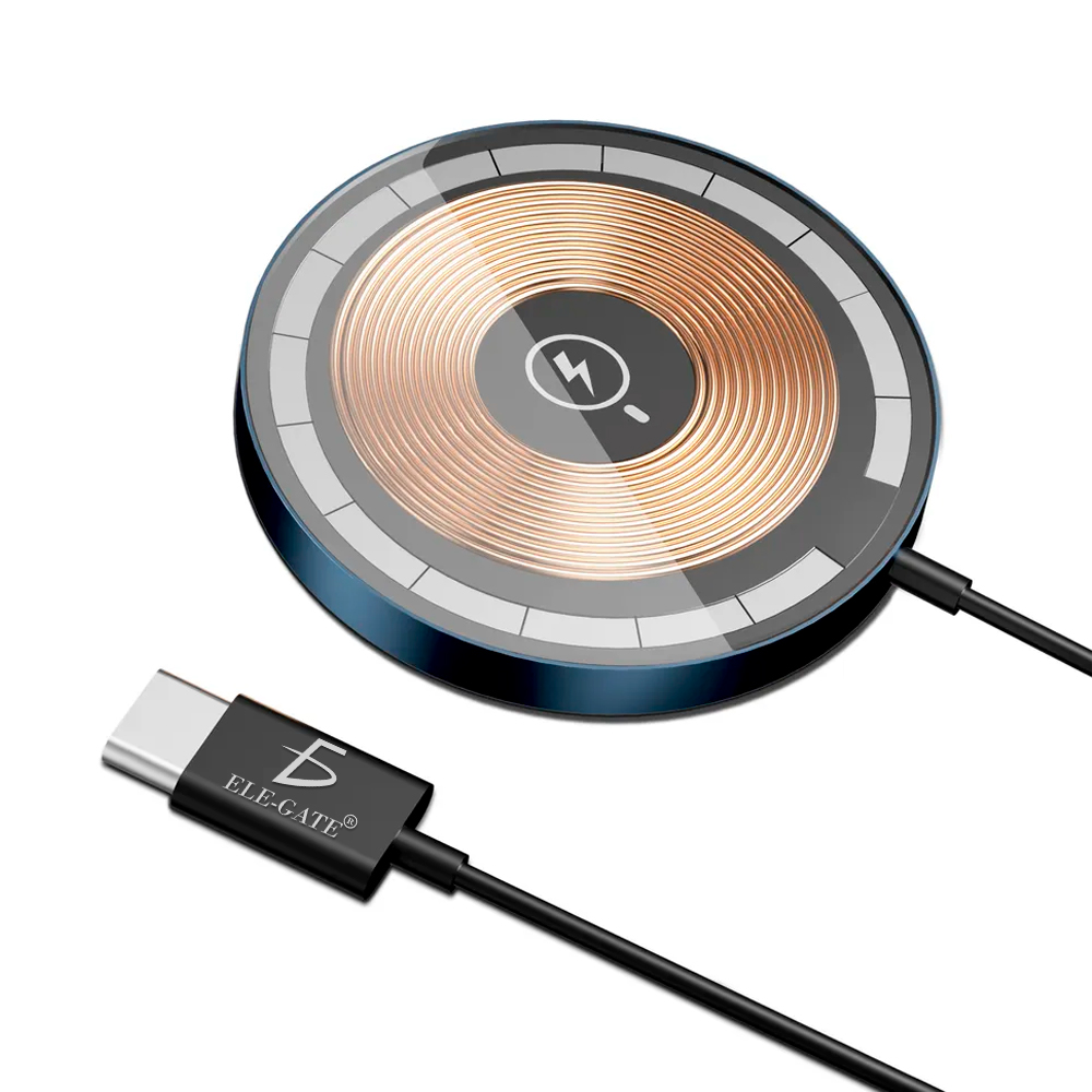 Cargador Inalámbrico Magnético con Entrada USB Tipo C - Image 2