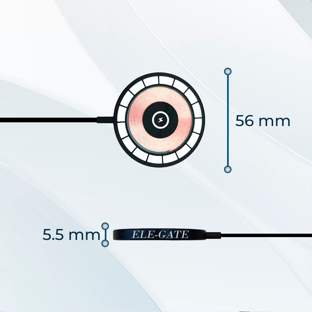 Cargador Inalámbrico Magnético con Entrada USB Tipo C - Image 4