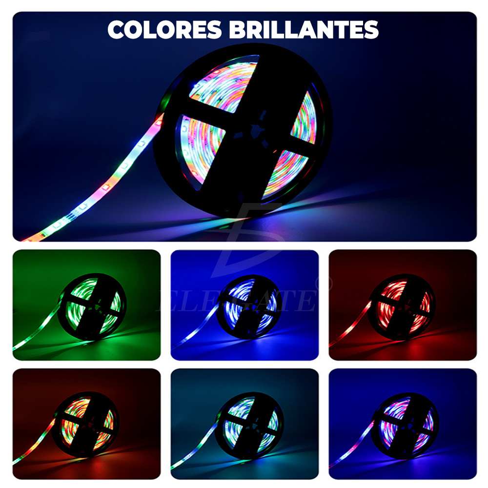 Tira LED de Bluetooth 10M Luces LED RGB 5050 Música de Tira Con Control de APP - Image 5