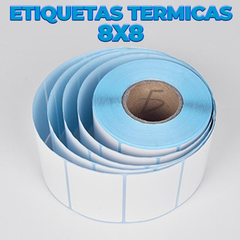 Etiquetas Térmicas En Rollo 500 PZ 80mmx80mm - Image 5